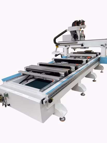 CNC Wooden Door Locking CNC Router Machine Engraving Machining Center 3D Wood Working Cutting Drilling Engraver Table Legs CNC Mechanical Woodworking Machinery