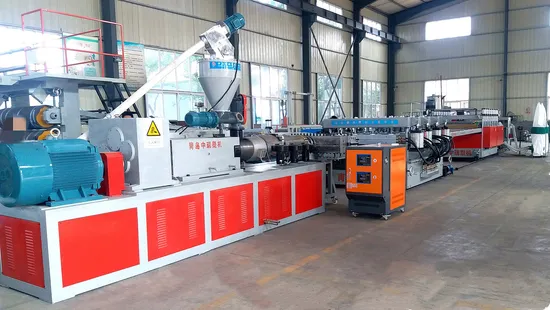 PVC Plastic Board Production Machine/Bath Cabinet Board Machinery Equipment /PVC Advertising Board Production Line